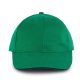 KP011 hat paneles Baseball sapka K-UP, Kelly Green/Black-U