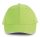 KP011 hat paneles Baseball sapka K-UP, Lime/White-U