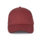 KP011 hat paneles Baseball sapka K-UP, Red Safran/Dark Grey-U