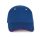 KP011 hat paneles Baseball sapka K-UP, Royal Blue/Red/White-U