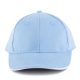 KP011 hat paneles Baseball sapka K-UP, Sky Blue/White-U