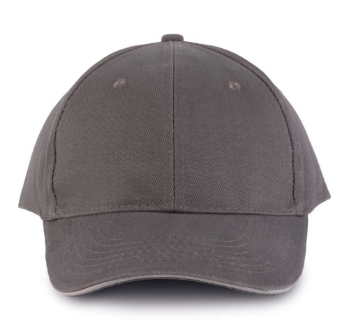 KP011 hat paneles Baseball sapka K-UP, Slate Grey/Light Grey-U