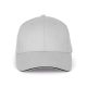 KP011 hat paneles Baseball sapka K-UP, Snow Grey/Dark Grey-U