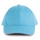 KP011 hat paneles Baseball sapka K-UP, Surf Blue/Light Grey-U