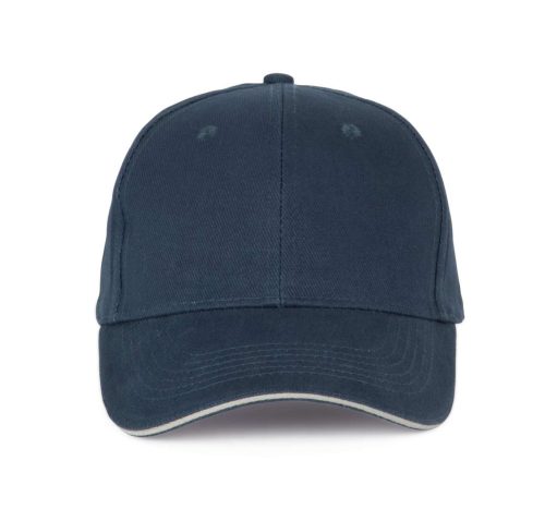 KP011 hat paneles Baseball sapka K-UP, Twilight Blue/Light Grey-U