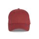 KP011 hat paneles Baseball sapka K-UP, Terracotta Red/Slate Grey-U