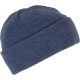 KP031 kötött duplafalu unisex sapka K-UP, Blue Heather-U