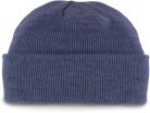 KP031 kötött duplafalu unisex sapka K-UP, Blue Heather-U