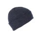 KP031 kötött duplafalu unisex sapka K-UP, French Navy Heather-U