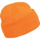 KP031 kötött duplafalu unisex sapka K-UP, Fluorescent Orange-U