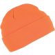 KP031 kötött duplafalu unisex sapka K-UP, Orange-U