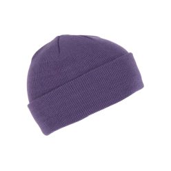 KP031 kötött duplafalu unisex sapka K-UP, Purple-U