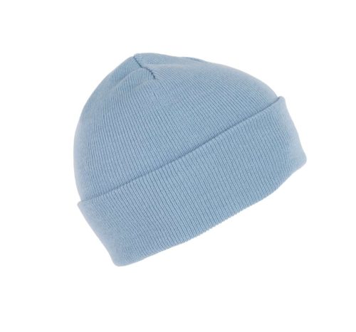 KP031 kötött duplafalu unisex sapka K-UP, Sky Blue-U