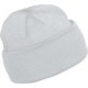 KP031 kötött duplafalu unisex sapka K-UP, White-U