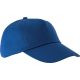 KP034 öt paneles műanyag csatos baseball sapka K-UP, Royal Blue-U