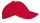 KP042 gyerek baseball sapka hat paneles fém csatos K-UP, Red/White-U