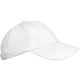 KP042 gyerek baseball sapka hat paneles fém csatos K-UP, White-U