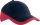 KP045 kétszínű baseball sapka, 6 paneles K-UP, Navy/Red-U