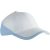 KP045 kétszínű baseball sapka, 6 paneles K-UP, White/Sky Blue-U