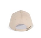 KP051 öt paneles pamut baseball sapka K-UP, Beige-U