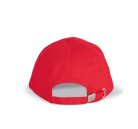 KP051 öt paneles pamut baseball sapka K-UP, Red-U