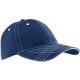 KP109 pamut 6 paneles baseball sapka  K-UP, Navy/White-U