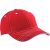 KP109 pamut 6 paneles baseball sapka  K-UP, Red/White-U