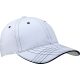 KP109 pamut 6 paneles baseball sapka  K-UP, White/Navy-U