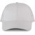 KP110 műanyag csatos 6 paneles hálós baseball sapka K-UP, White/White-U