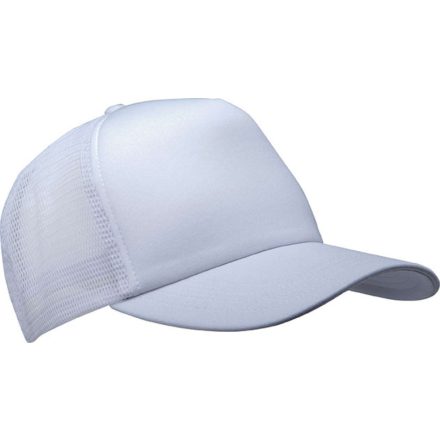 KP111 hálós baseball sapka 5 paneles K-UP, White-U