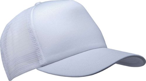 KP111 hálós baseball sapka 5 paneles K-UP, White-U