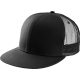 KP113 TRUCKER baseball sapka, 6 paneles K-UP, Black-U