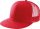 KP113 TRUCKER baseball sapka, 6 paneles K-UP, Red-U