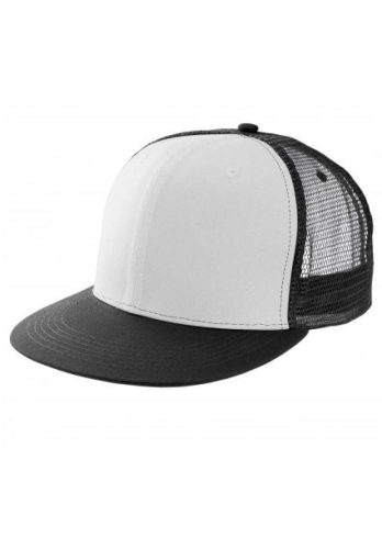 KP113 TRUCKER baseball sapka, 6 paneles K-UP, White/Black-U