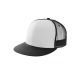 KP113 TRUCKER baseball sapka, 6 paneles K-UP, White/Black-U