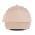 KP116 öt paneles pamut baseball sapka K-UP, Beige-U