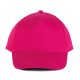 KP116 öt paneles pamut baseball sapka K-UP, Fuchsia-U