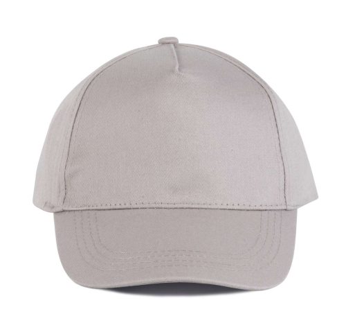 KP116 öt paneles pamut baseball sapka K-UP, Light Grey-U