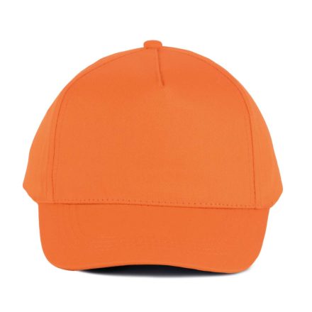 KP116 öt paneles pamut baseball sapka K-UP, Orange-U