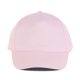 KP116 öt paneles pamut baseball sapka K-UP, Pink-U