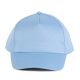 KP116 öt paneles pamut baseball sapka K-UP, Sky Blue-U