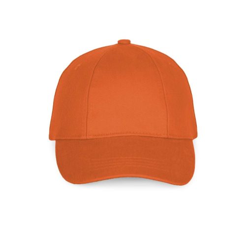 KP119 fém csatos pamut twill baseball sapka K-UP, Orange-U