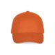 KP119 fém csatos pamut twill baseball sapka K-UP, Orange-U