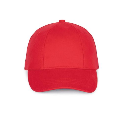 KP119 fém csatos pamut twill baseball sapka K-UP, Red-U