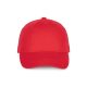 KP119 fém csatos pamut twill baseball sapka K-UP, Red-U