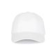 KP119 fém csatos pamut twill baseball sapka K-UP, White-U