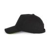 KP124 SANDWICH baseball sapka 5 paneles, pamut twill anyagból K-UP, Black/Lime-U