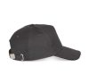 KP124 SANDWICH baseball sapka 5 paneles, pamut twill anyagból K-UP, Dark Grey/Black-U