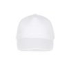 KP124 SANDWICH baseball sapka 5 paneles, pamut twill anyagból K-UP, White-U