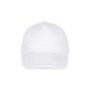 KP124 SANDWICH baseball sapka 5 paneles, pamut twill anyagból K-UP, White-U